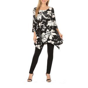 White Mark black and white Erie Tunic /Top - 3XL